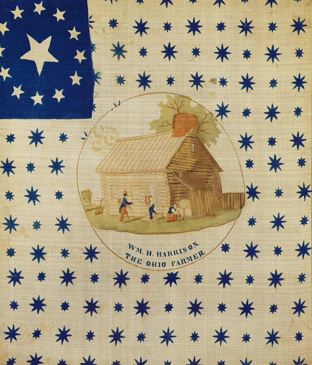 William Henry Harrison, Ohio Farmer, 1840 (bomuld) af American School