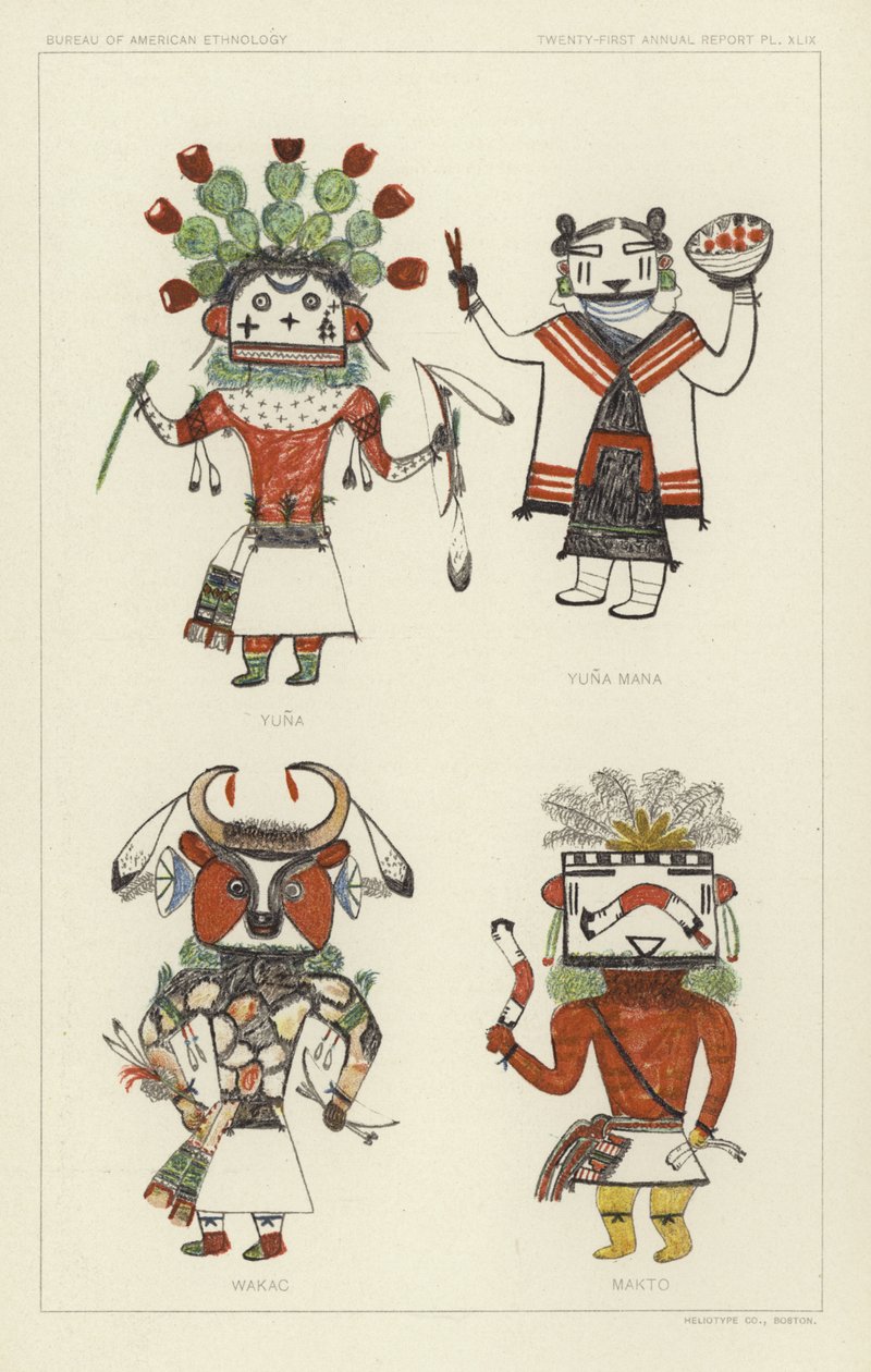 Yuna, Yuna Mana, Wakac, Makto (farvelitografi) af American School