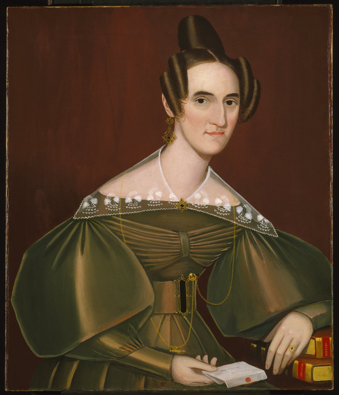 Jeannette Woolley, senere fru John Vincent Storm af Ammi Phillips