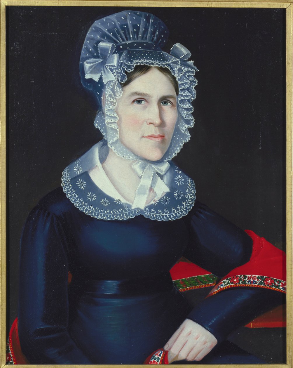 Hannah Bull Thompson, 1824 af Ammi Phillips