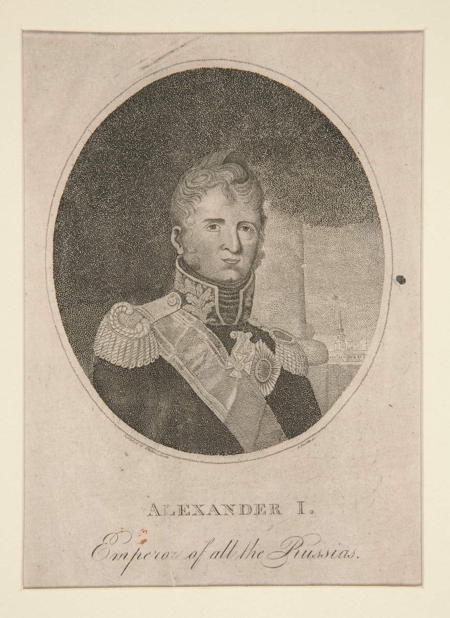 Alexander I, kejser af alle russerne af Amos Doolittle