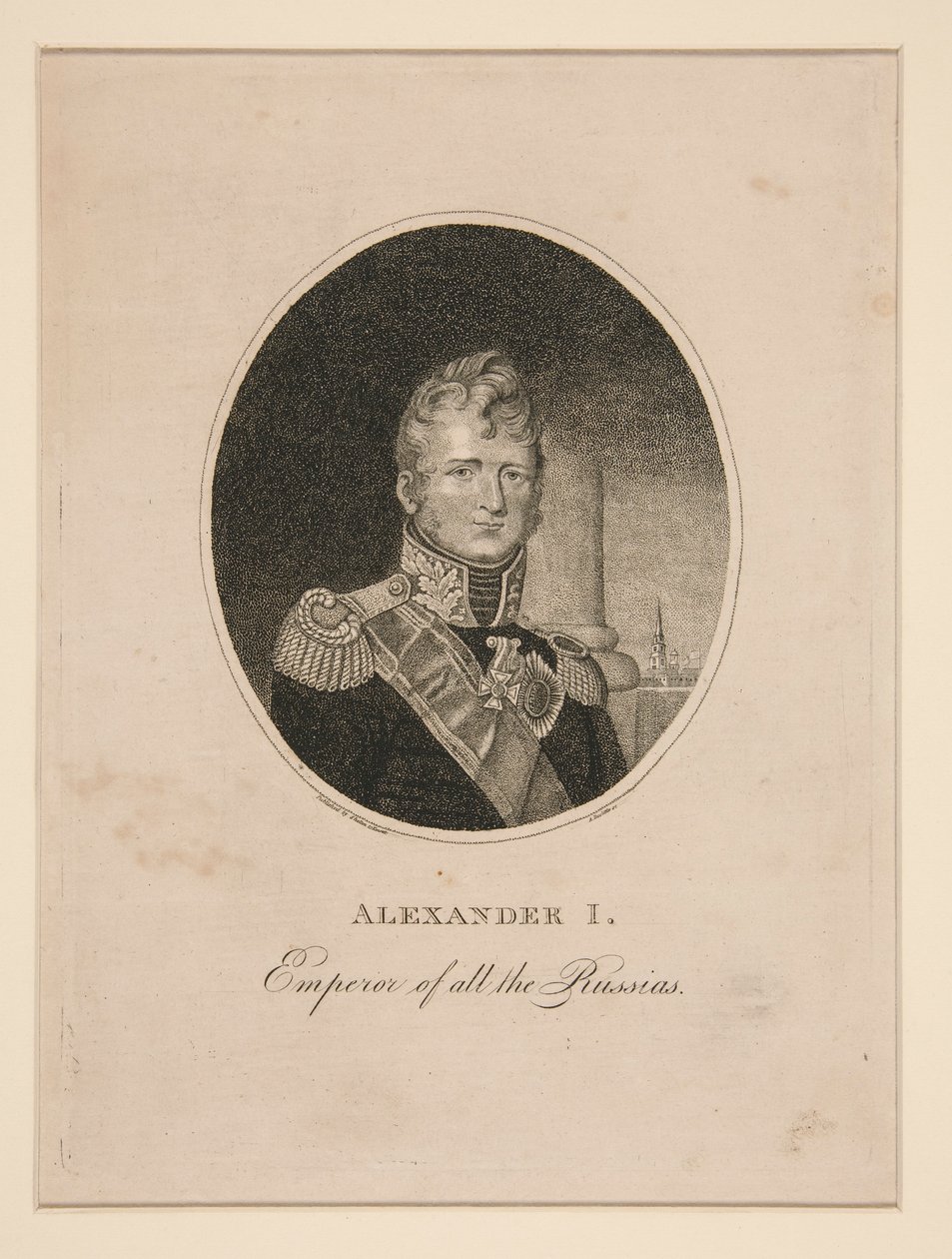 Alexander I / kejser af alle russerne af Amos Doolittle