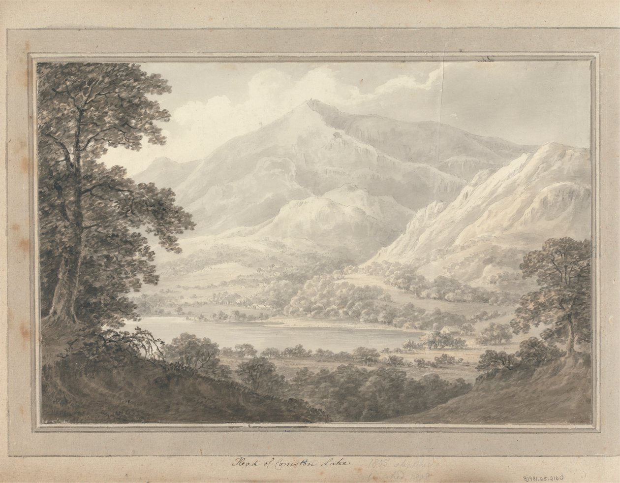 Udsigt i England, Skotland og Wales: Leder af Coniston Lake af Amos Green