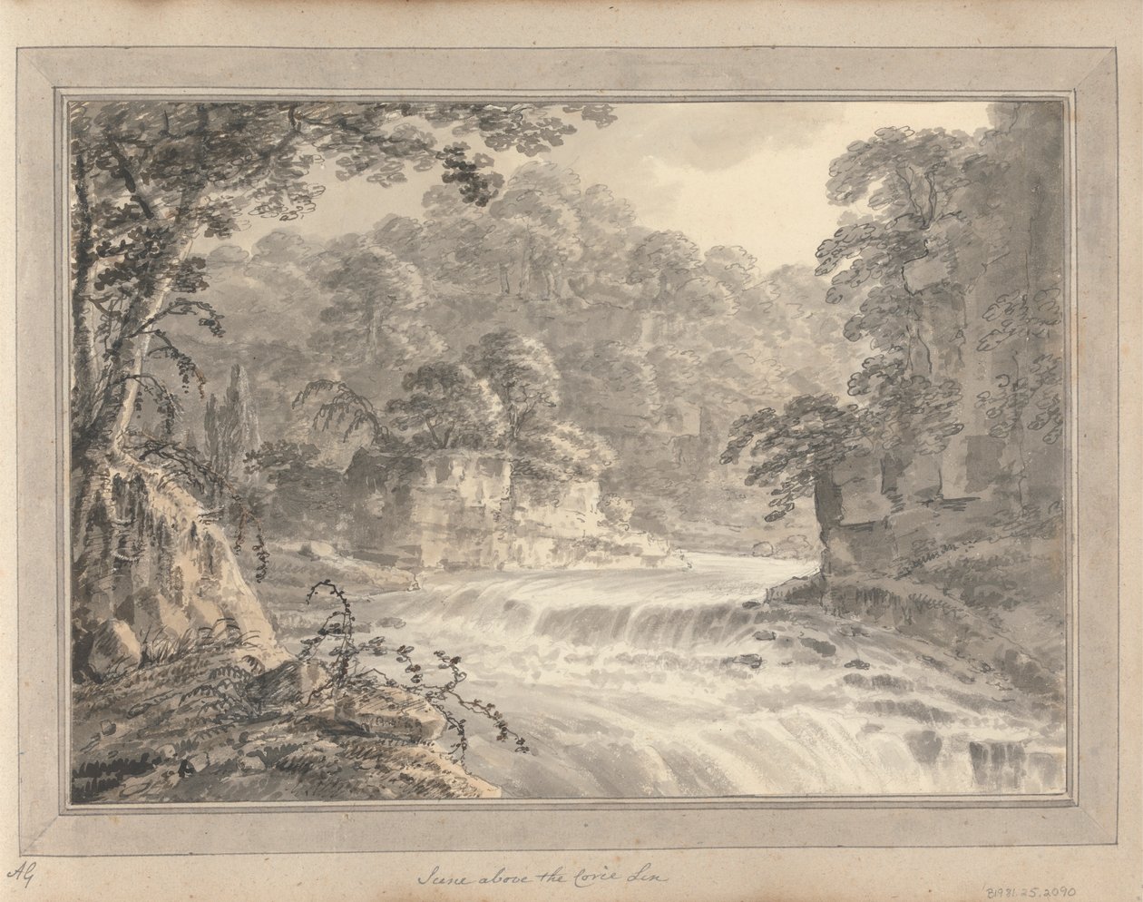 Udsigter i England, Skotland og Wales: Tur i Skotland; Scene over Corie Lin af Amos Green
