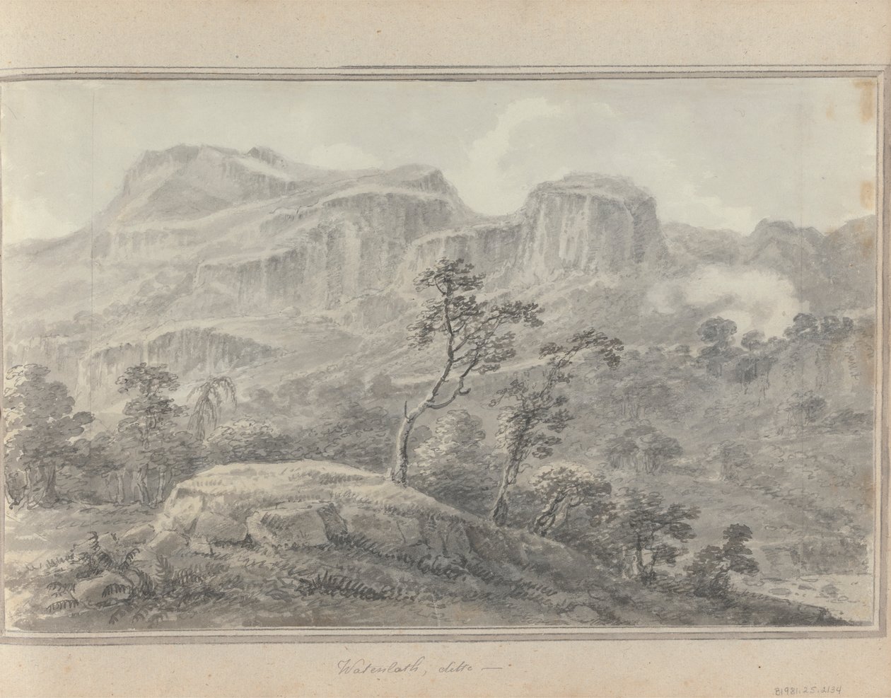 Udsigter i England, Skotland og Wales: Watenlath, 30. august 1802 af Amos Green