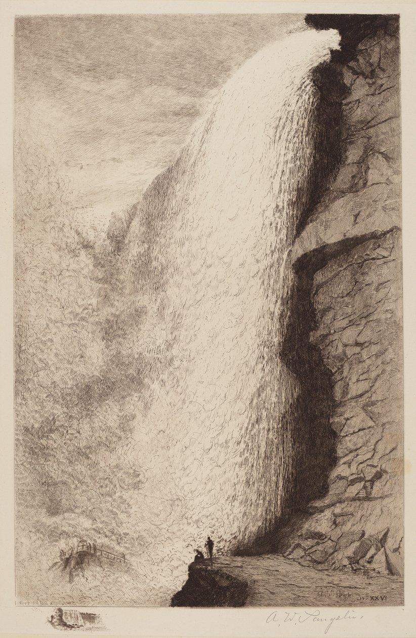 Uden titel (Niagara Falls) af Amos W. Sangster