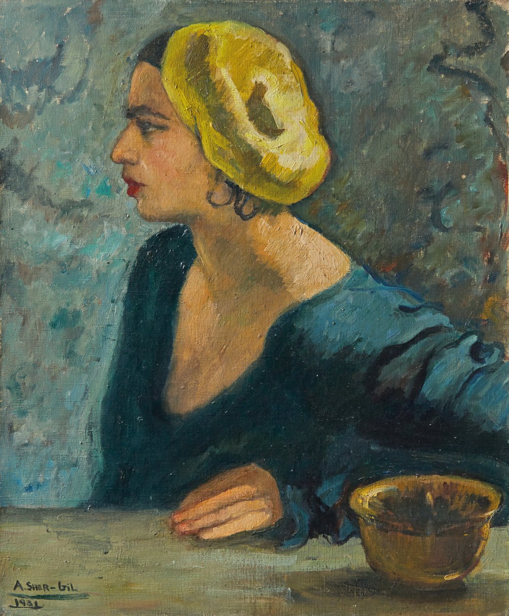 Selvportræt af Amrita Sher Gill