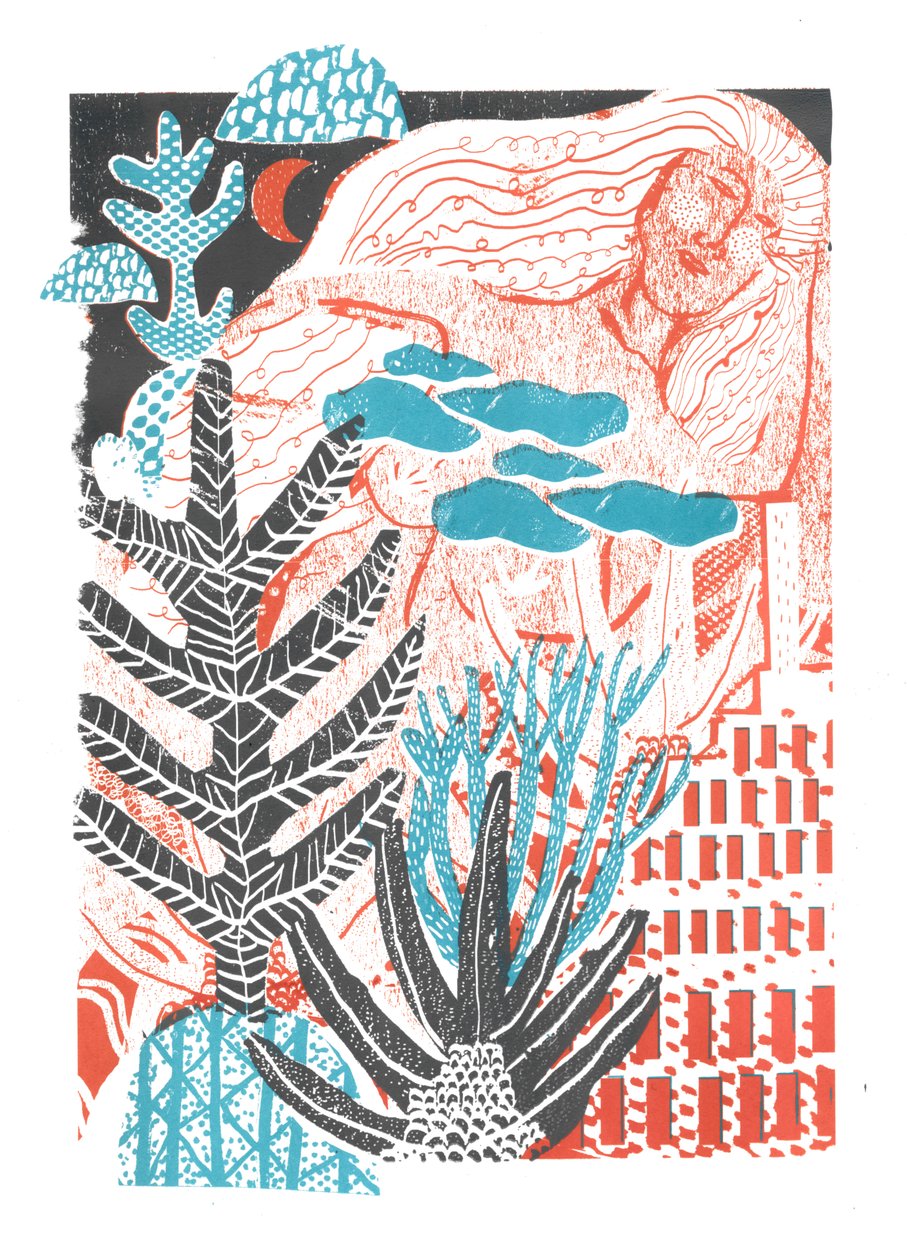 We Build, 2015 (serigrafi) af Amy Louise Evans