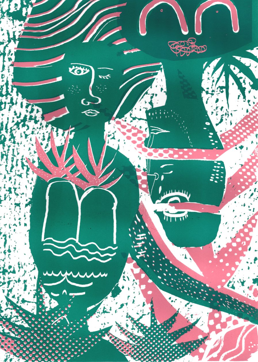 We Grow, 2015 (serigrafi) af Amy Louise Evans