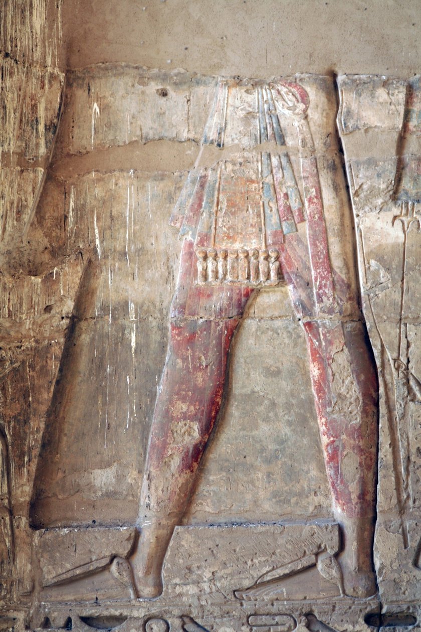 Relief af solguden Ra Gravsted Siptah, KV47, ca. 13.-12. århundrede. f.Kr af Ancient Egypt