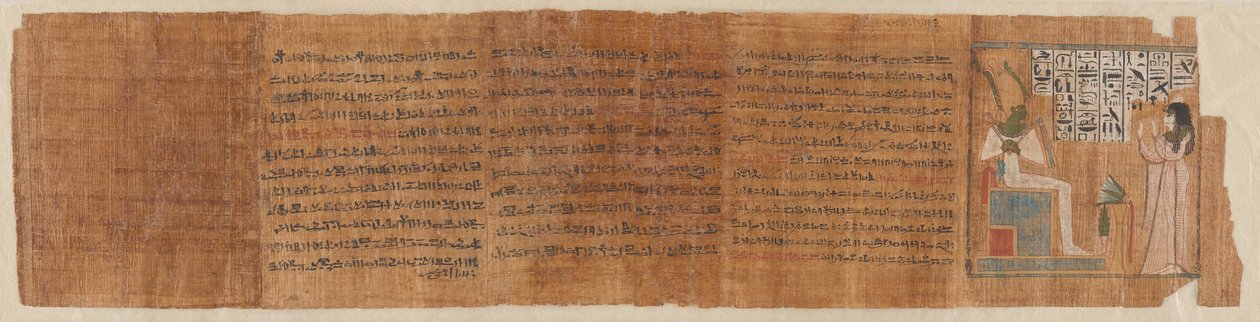 Begravelsespapyrus af Tayuhenutmut af Ancient Egyptian