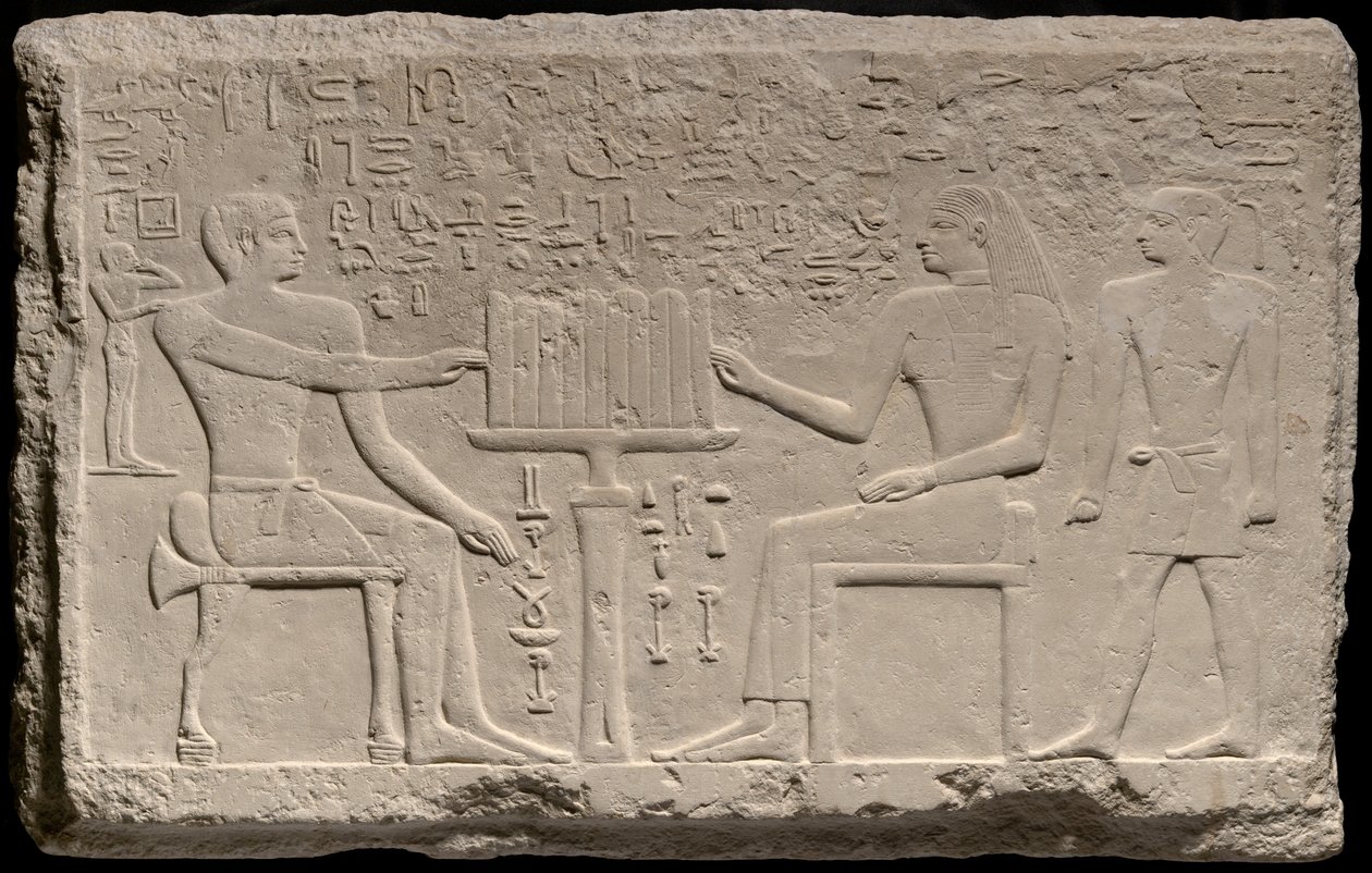 Stela af Tjenti og Nefret af Ancient Egyptian