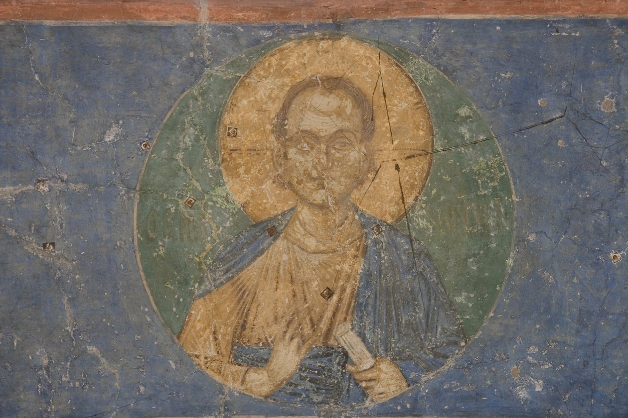 Kristus Emmanuel, 1100-tallet af Ancient Russian frescos