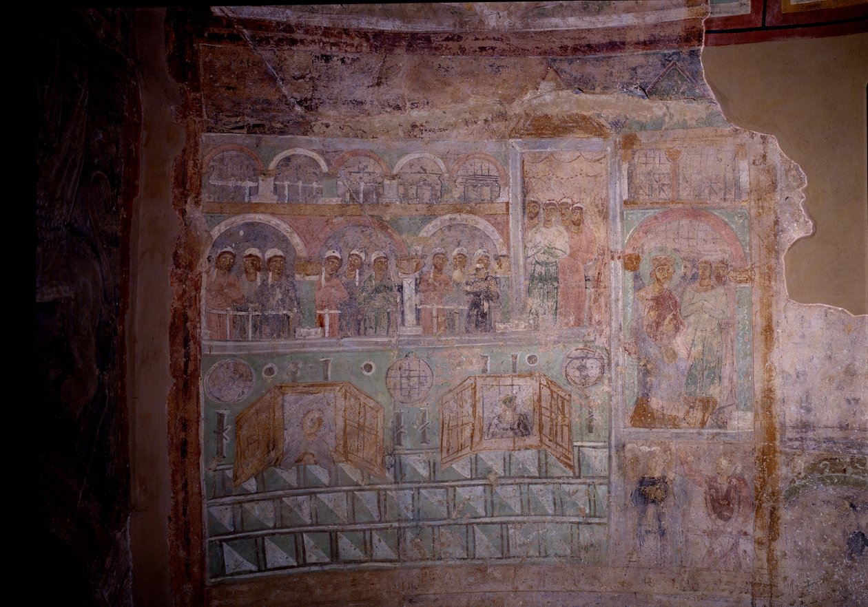I Hippodromen, 11. århundrede af Ancient Russian frescos