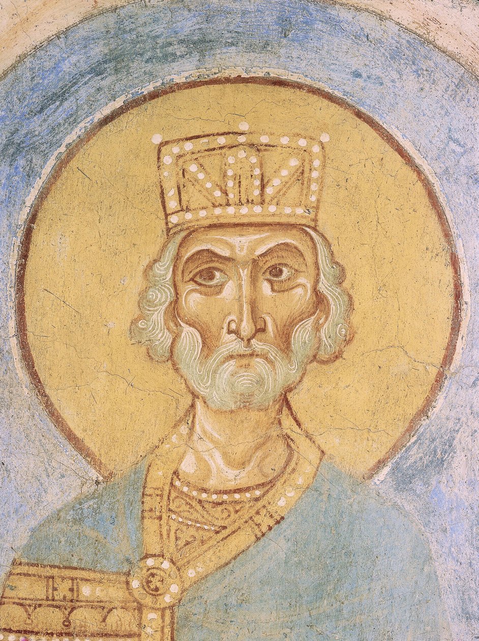 Kong David, 1100-tallet af Ancient Russian frescos