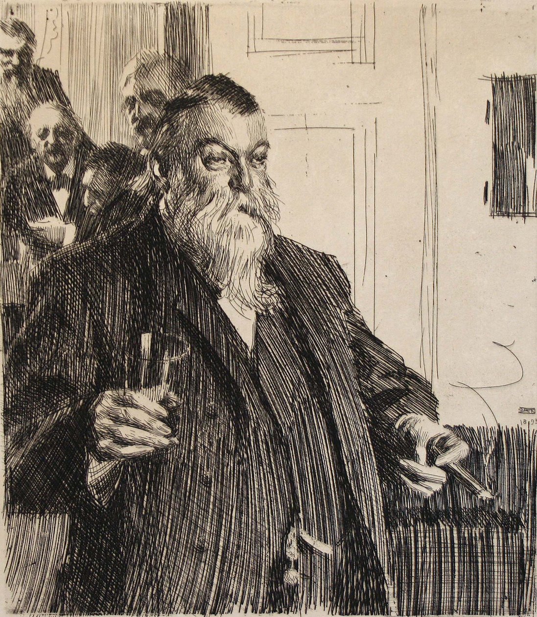 En toast af Anders Leonard Zorn