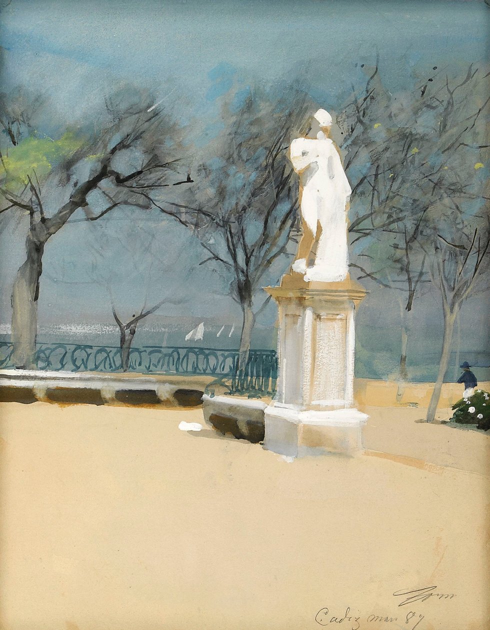 Alamedan og Cádiz af Anders Leonard Zorn