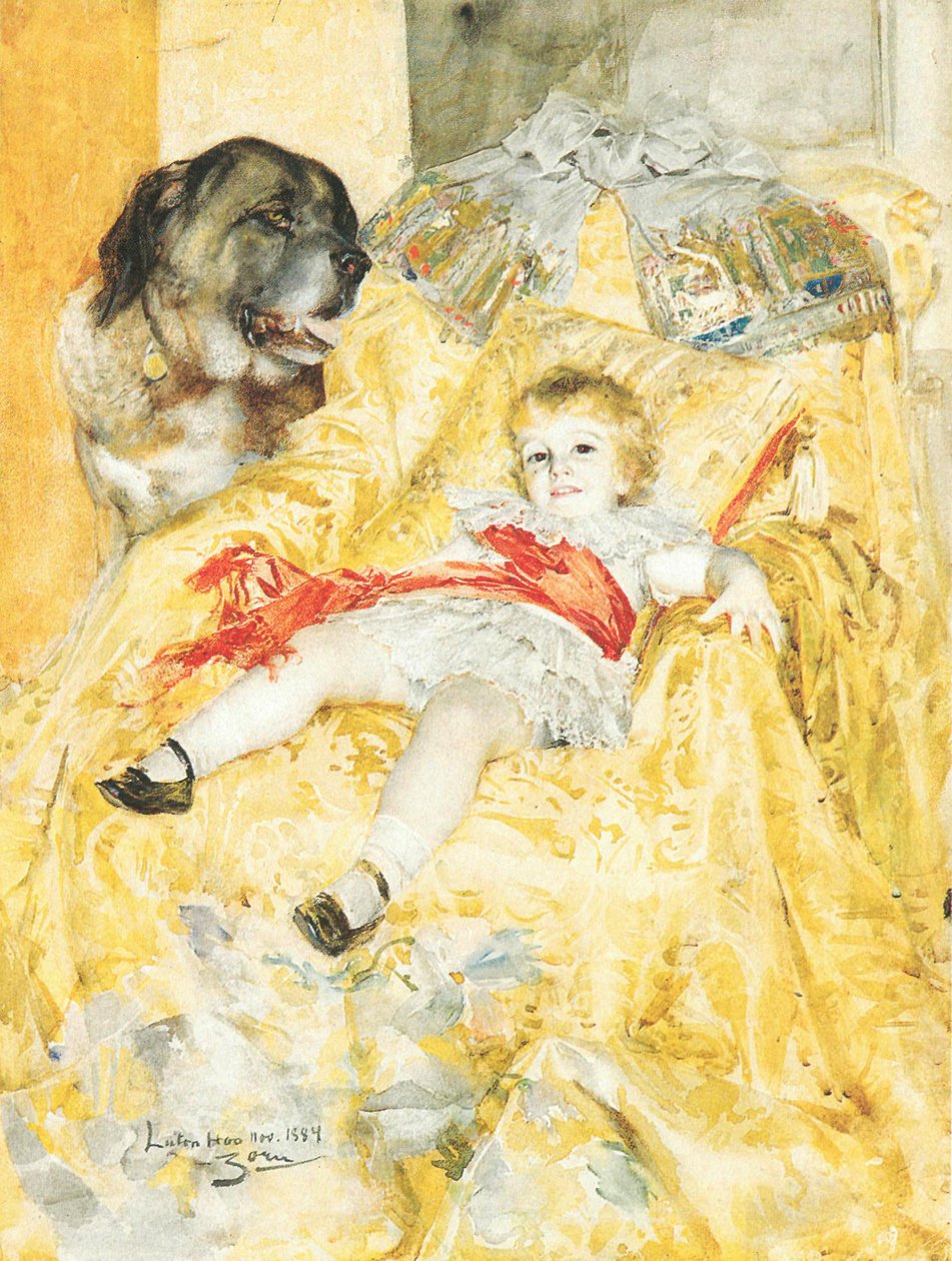 Drengen Falbe af Anders Leonard Zorn