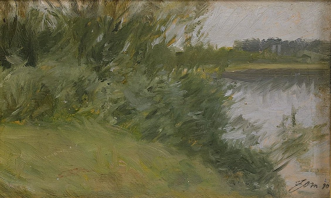 Ø i Saxviken 1890 af Anders Leonard Zorn