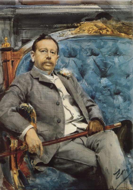 Jean Burney af Anders Leonard Zorn