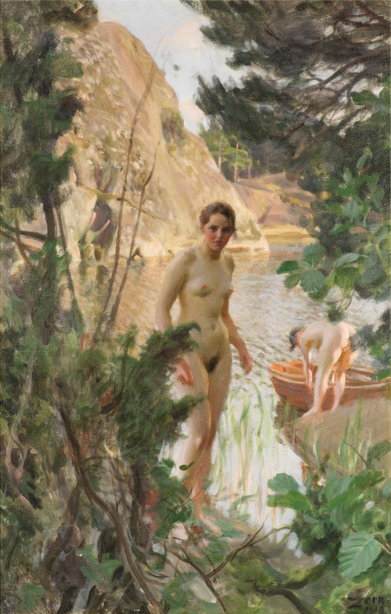 Jollen af Anders Leonard Zorn
