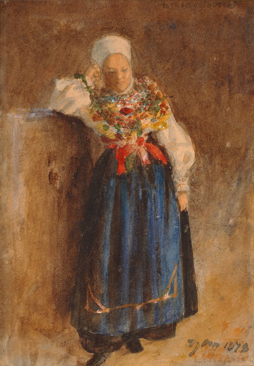 Hill i folkedragt af Anders Leonard Zorn