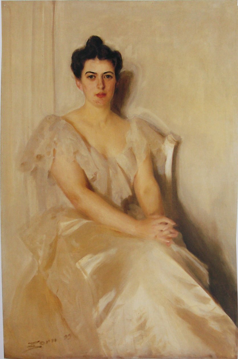 Fru Frances Cleveland af Anders Leonard Zorn