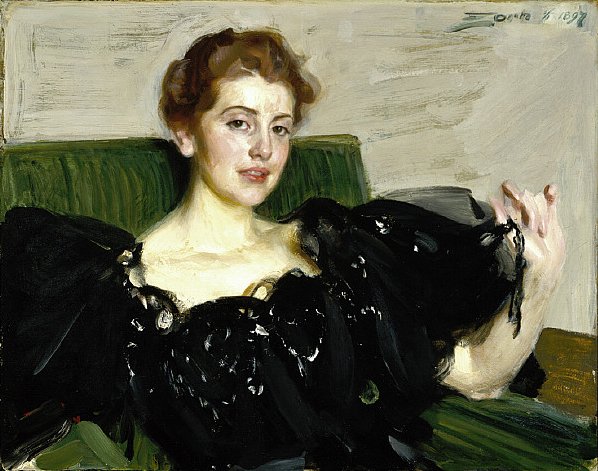 Fru Lucy Turner Joy af Anders Leonard Zorn
