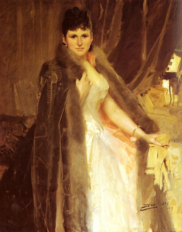 Fru Symons af Anders Leonard Zorn
