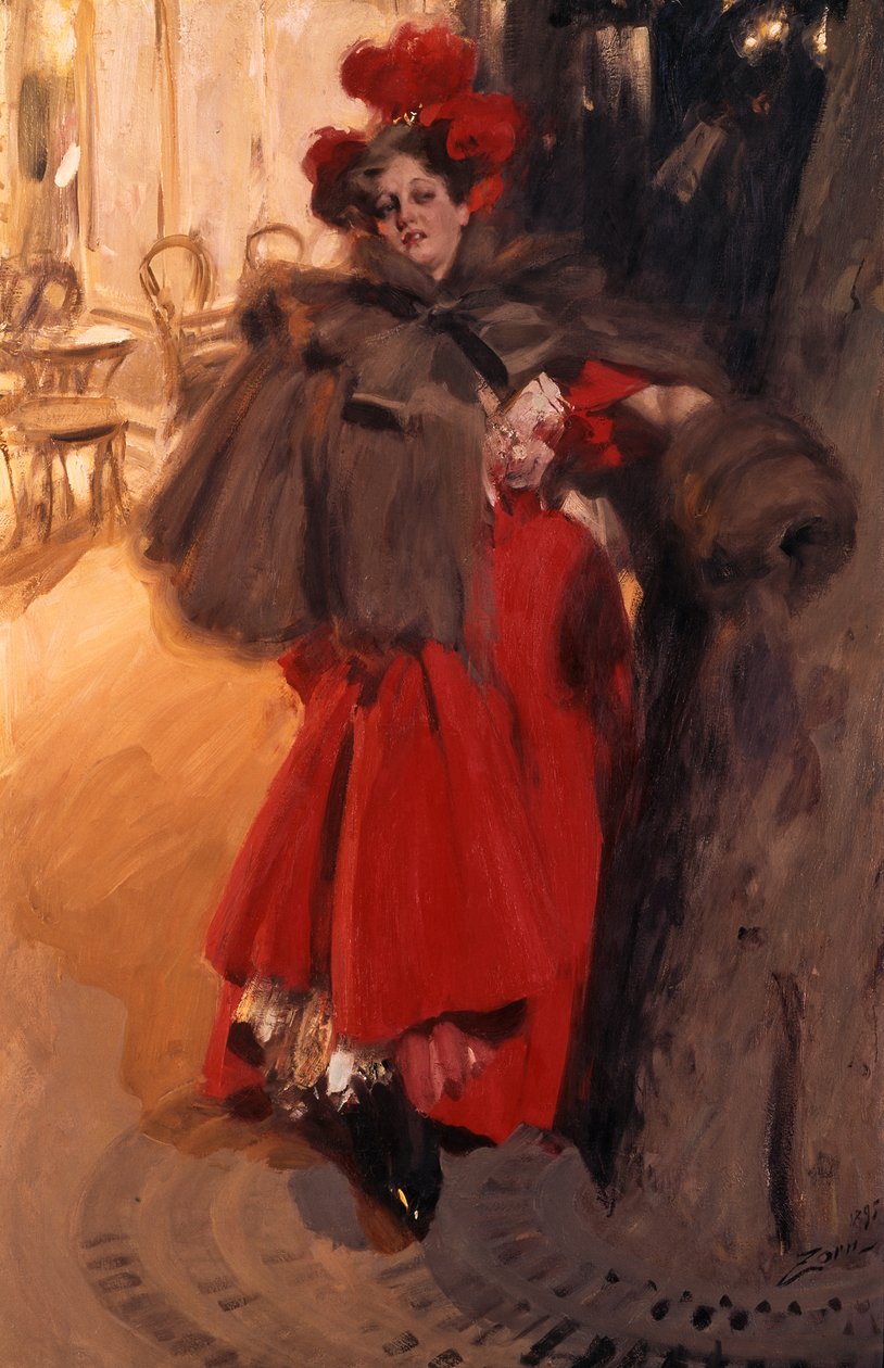 Natteffekt af Anders Leonard Zorn