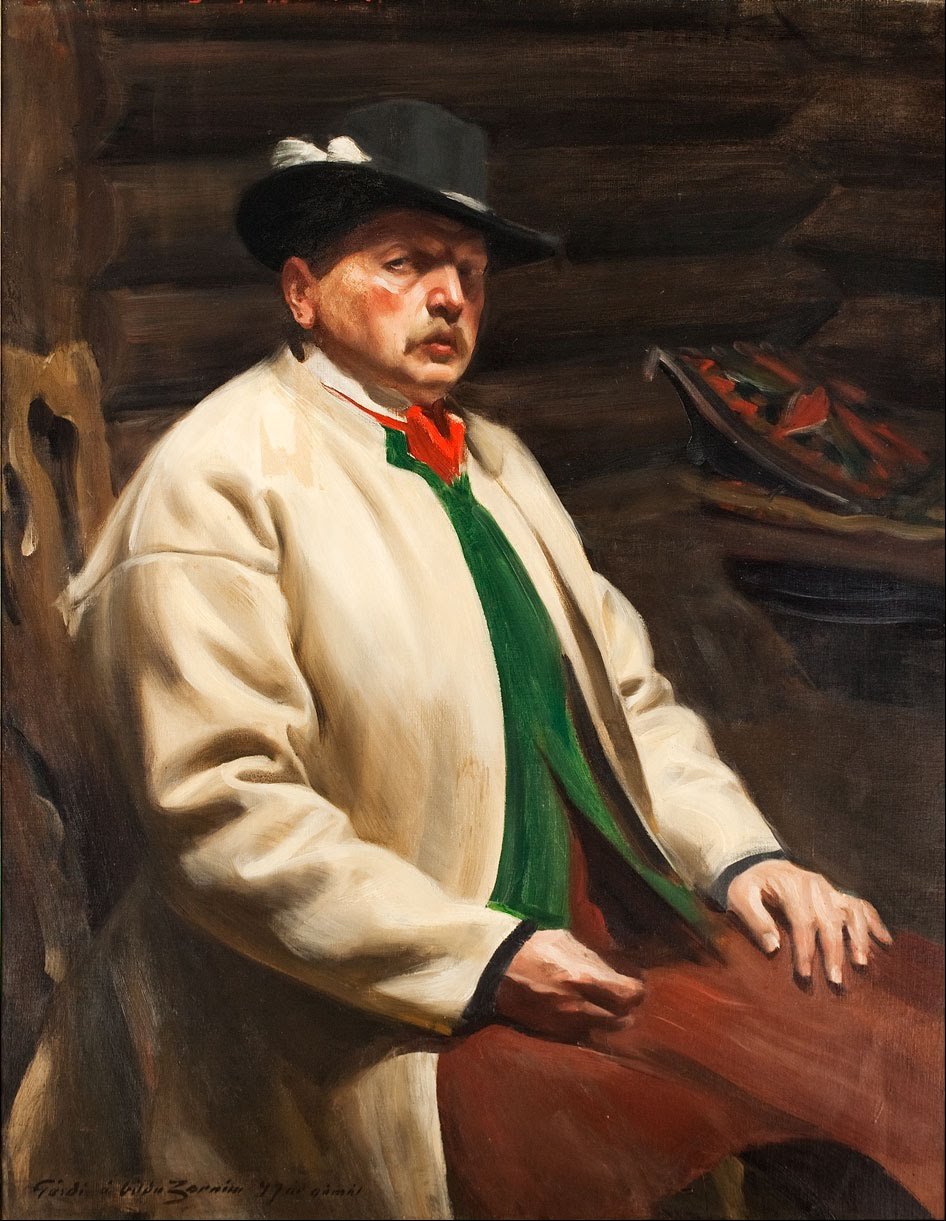 Selvportræt af Anders Leonard Zorn