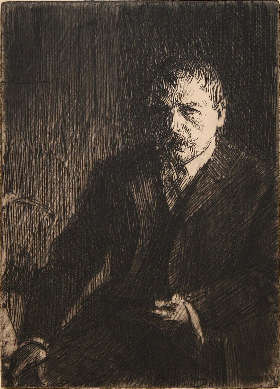 Selvportræt af Anders Leonard Zorn