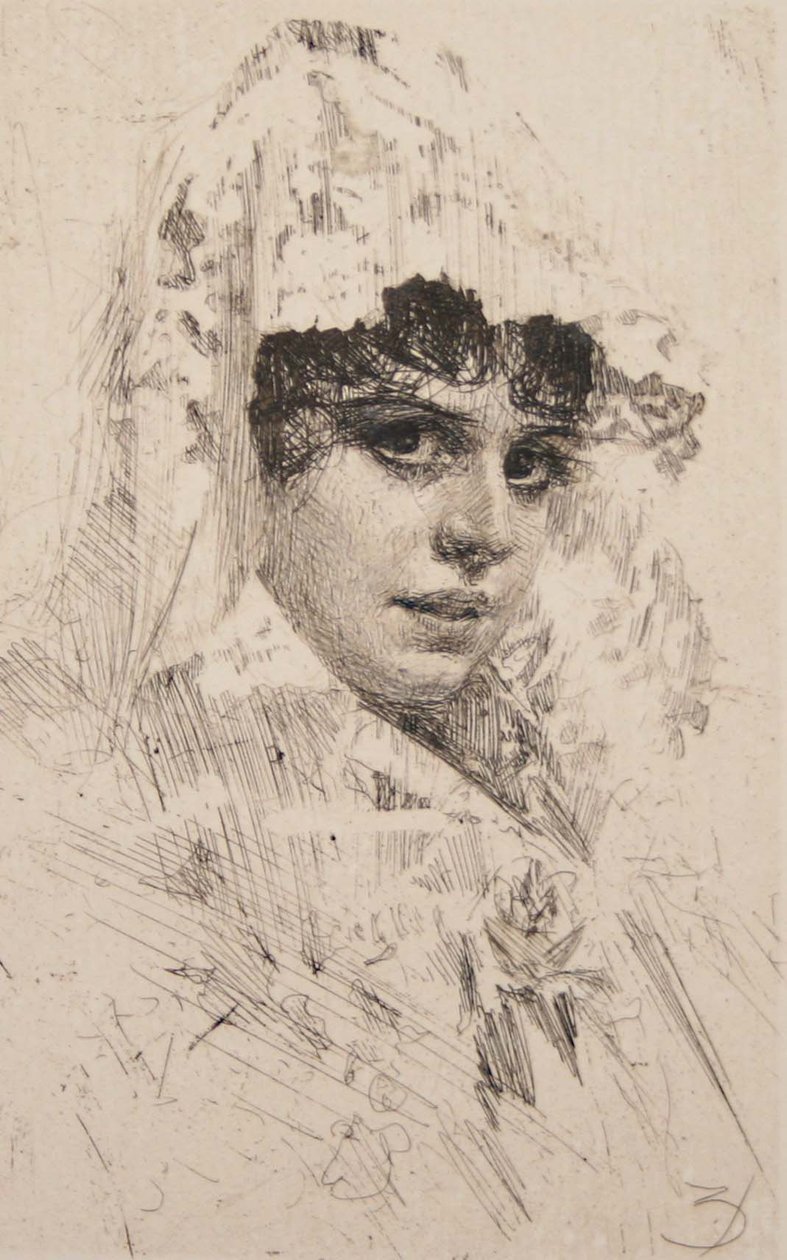 Spansk kvinde af Anders Leonard Zorn