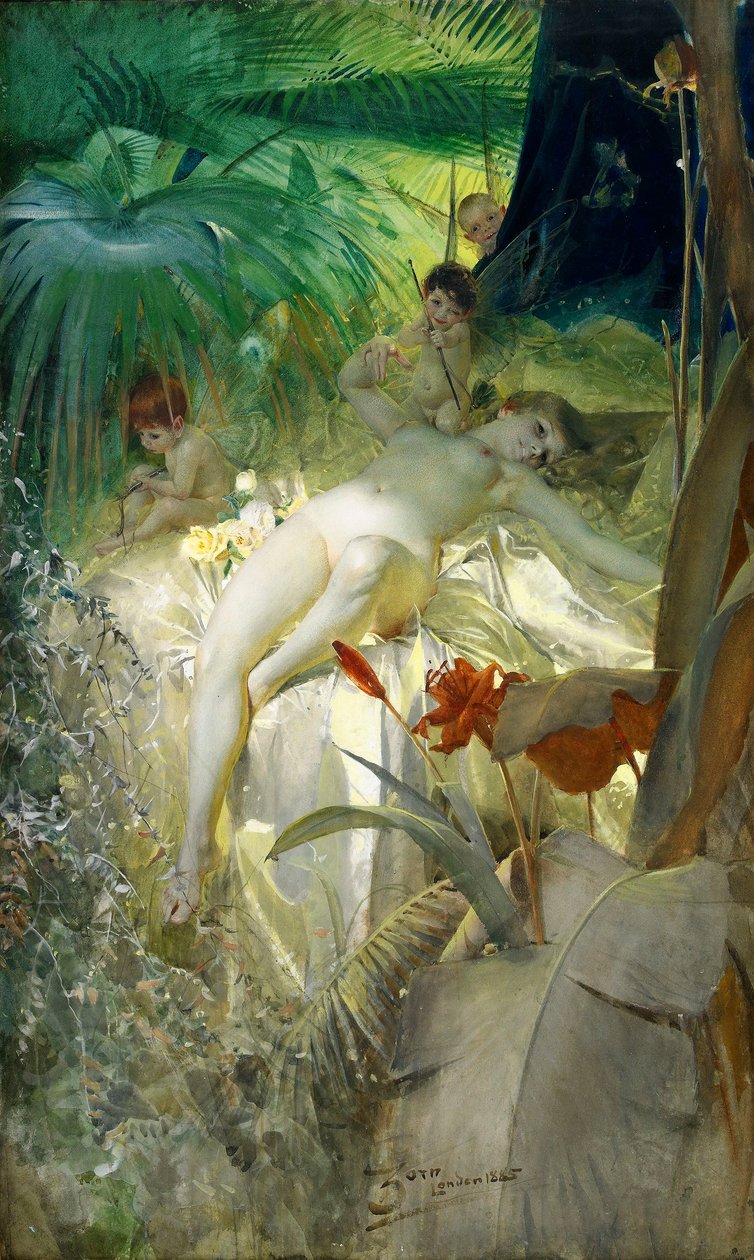 Kærlighedsnymfen af Anders Leonard Zorn