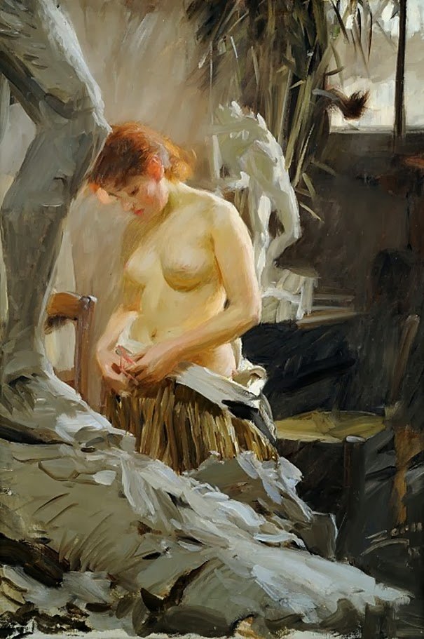 I Wikstroms studie af Anders Leonard Zorn
