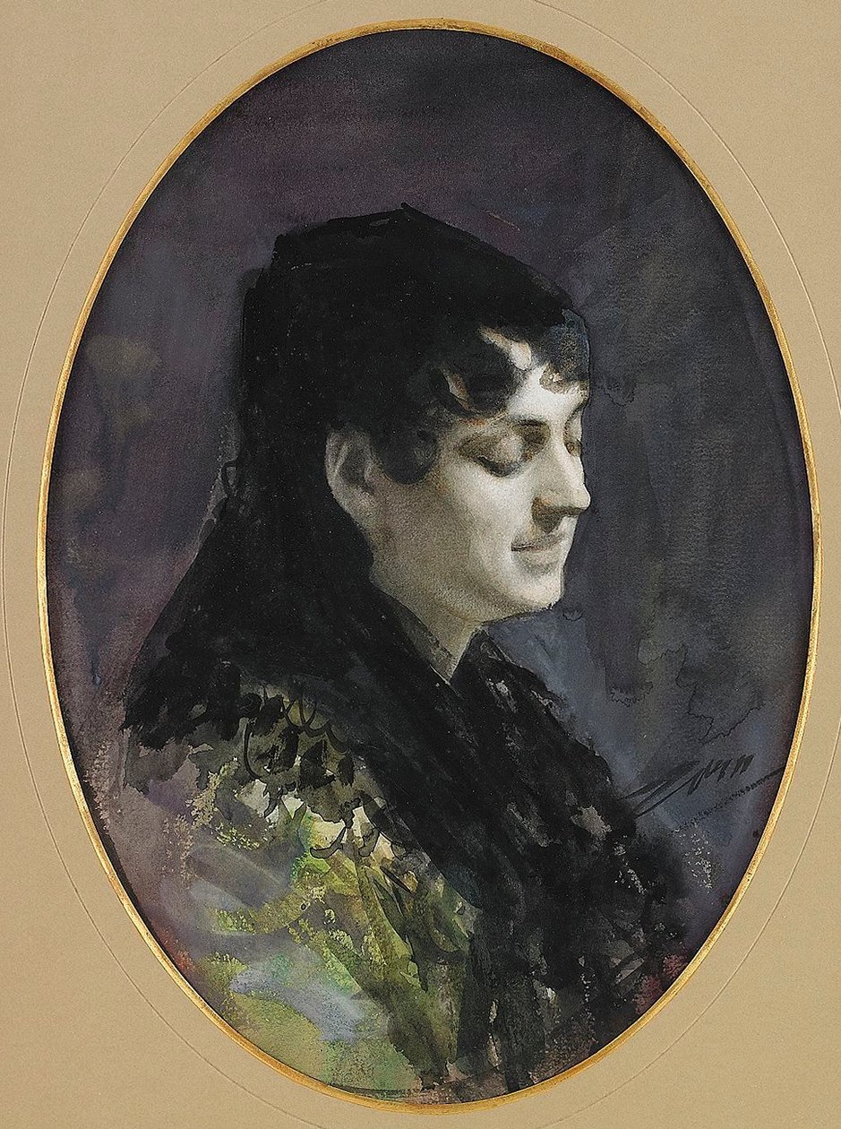 Spanjorskan spansk kvinde af Anders Leonard Zorn