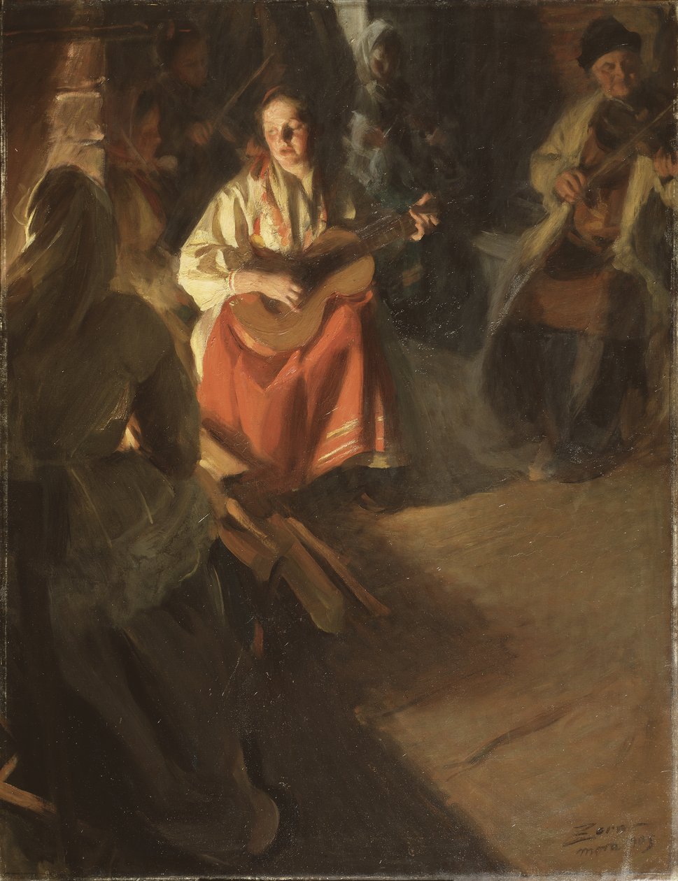 En musikalsk familie, 1905 af Anders Leonard Zorn