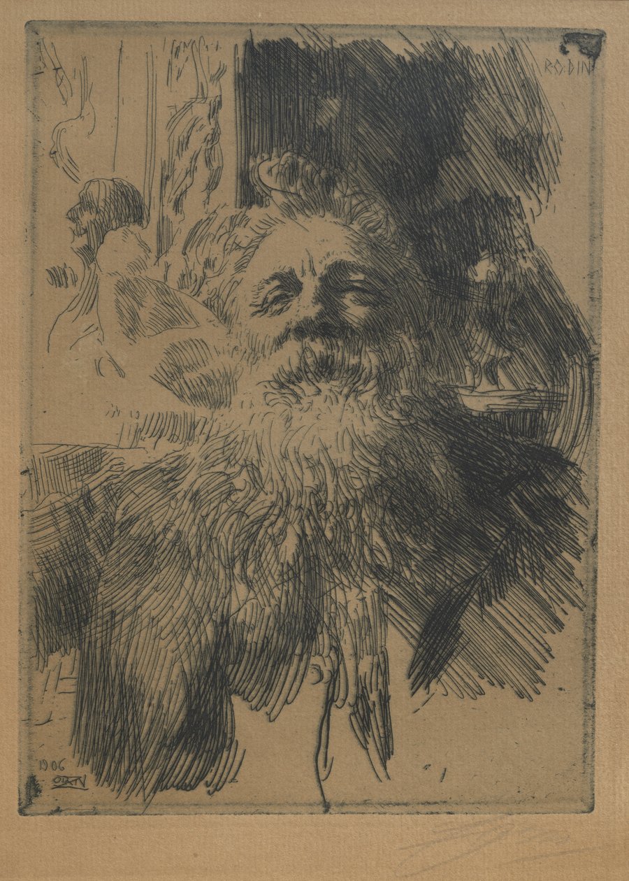 Auguste Rodin af Anders Leonard Zorn