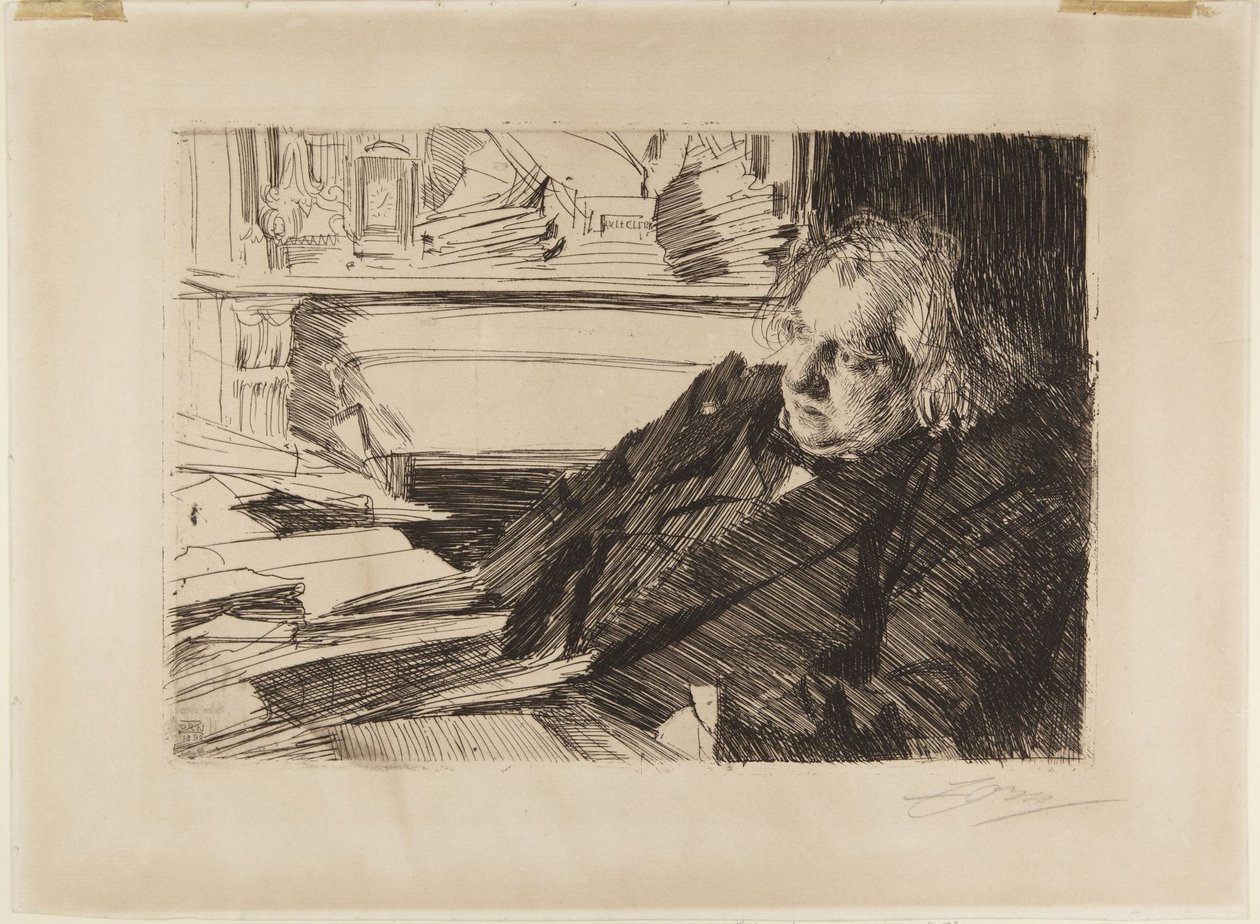 Ernest Renan af Anders Leonard Zorn