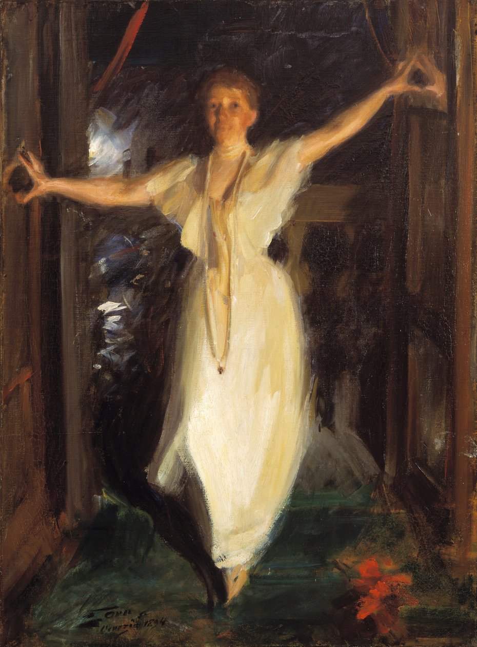 Isabella Stewart Gardner i Venedig, 1894 af Anders Leonard Zorn