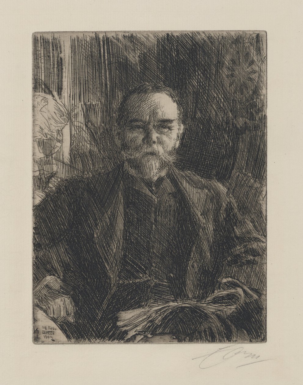 John Milton Hay af Anders Leonard Zorn