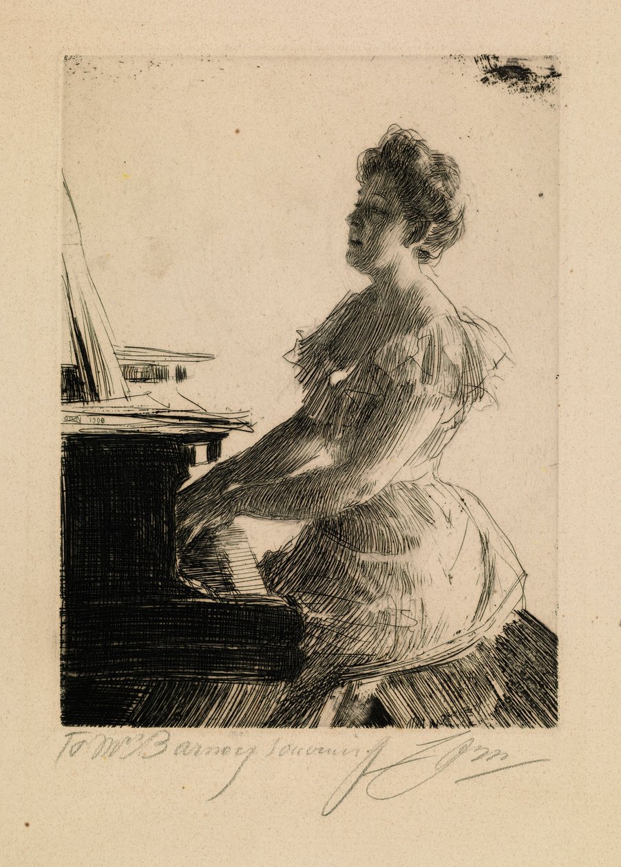 Mary Hardin af Anders Leonard Zorn