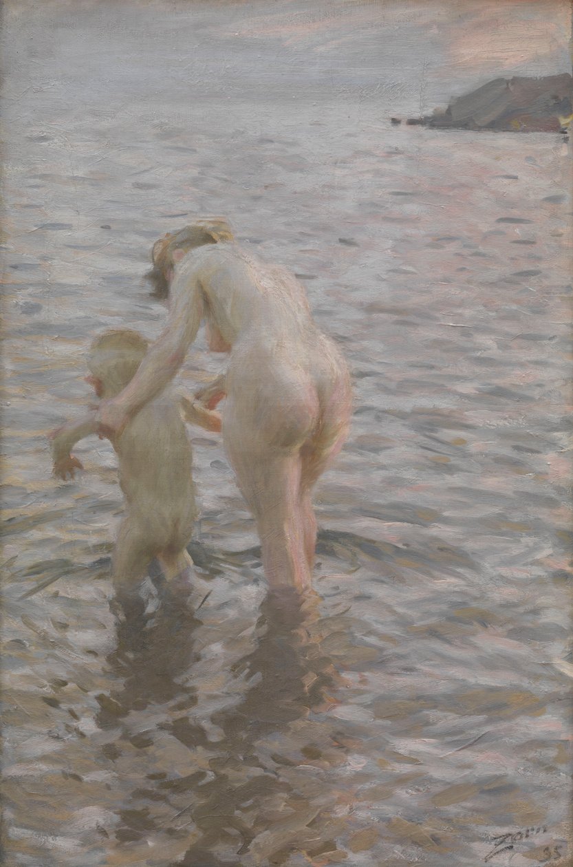 Med mor af Anders Leonard Zorn