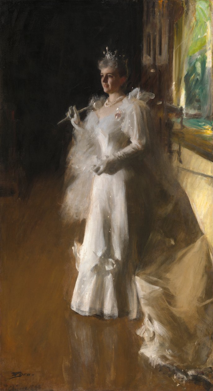 Fru Potter Palmer af Anders Leonard Zorn