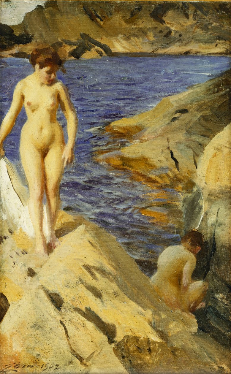 Nøgenbilleder; Nat, 1902 af Anders Leonard Zorn