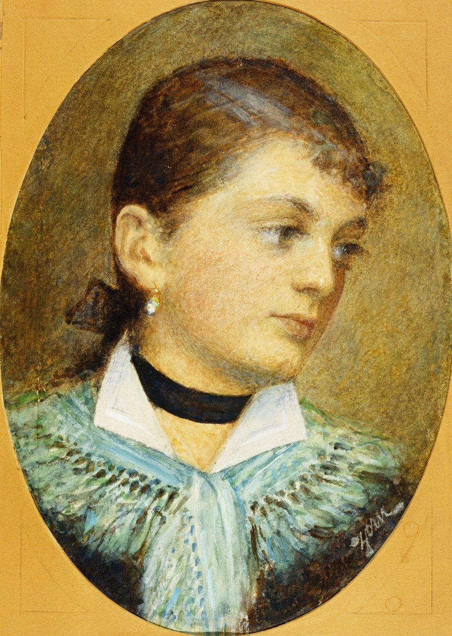 Portræt af Augusta Holzer, 1879 af Anders Leonard Zorn