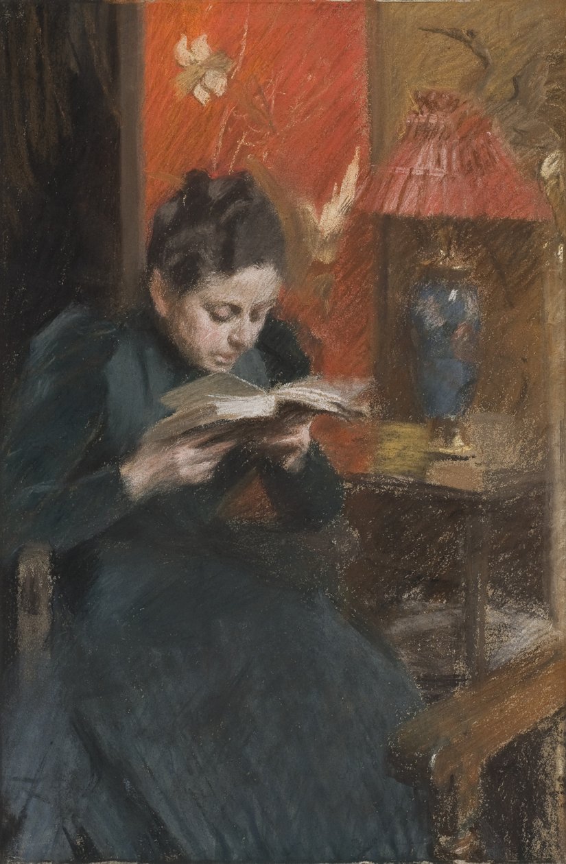 Kunstnerens hustru, 1889 af Anders Leonard Zorn