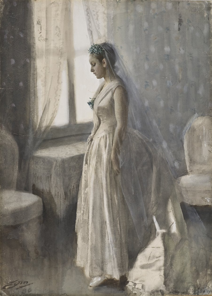 Bruden, 1886 af Anders Leonard Zorn