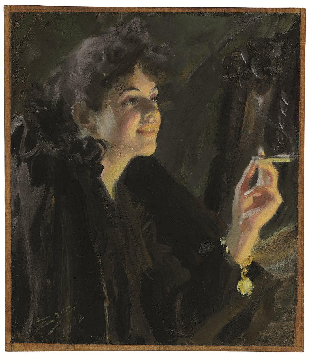 Cigaretpigen af Anders Leonard Zorn