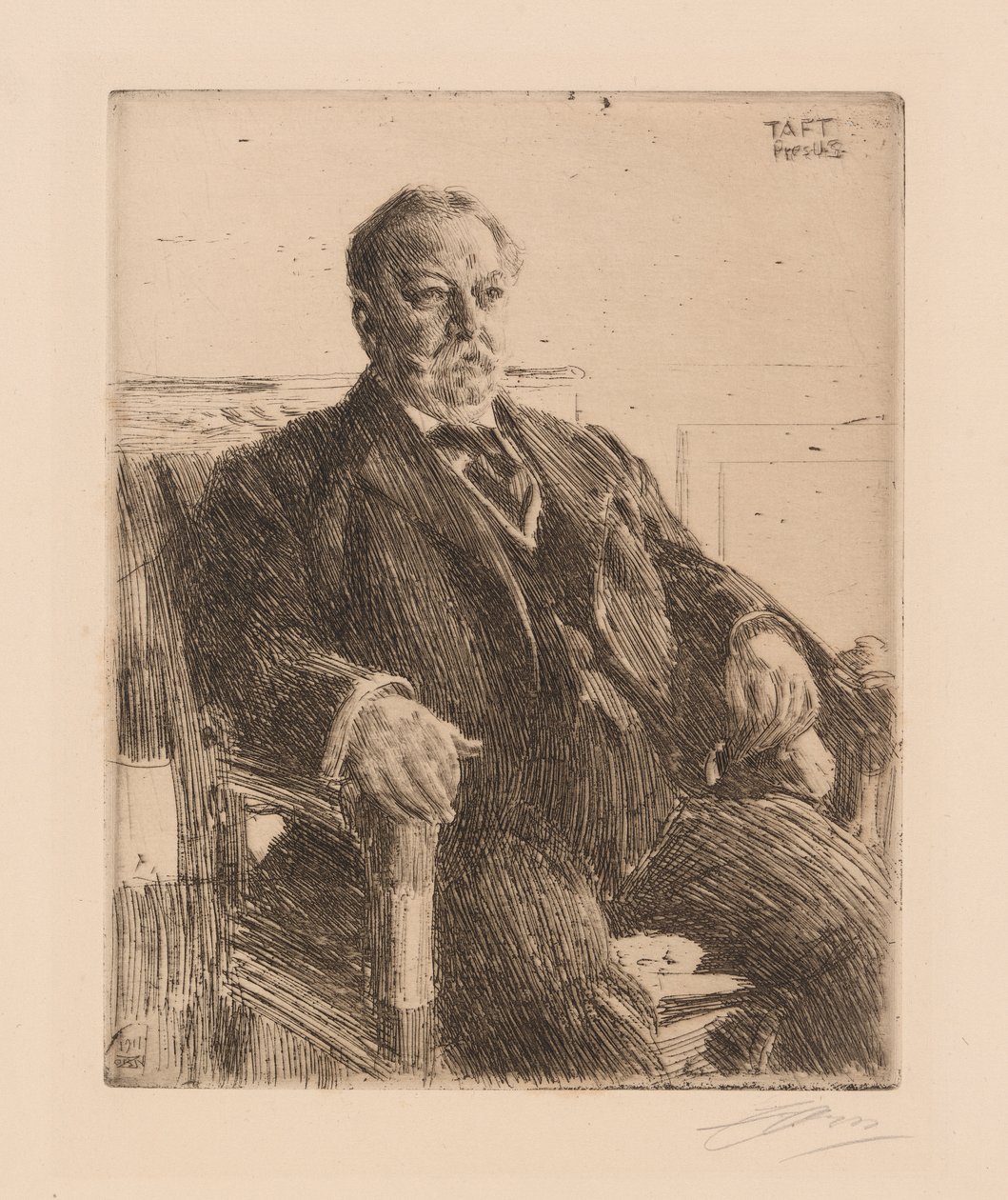 William Howard Taft af Anders Leonard Zorn